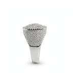 Men's 925 Silver Dome Pave Moissanite Statement Ring 4.0ct (3)