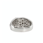 Men's 925 Sterling Silver Multi-Row Baguette and Round Moissanite Cluster Ring 3.0ct Size 10 (5)