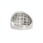 Men's 925 Sterling Silver Octagon Pave Moissanite Statement Ring 1.00ct (2)