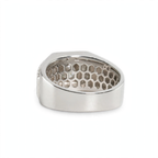 Men's 925 Sterling Silver 2ct Moissanite Halo Statement Ring (2)
