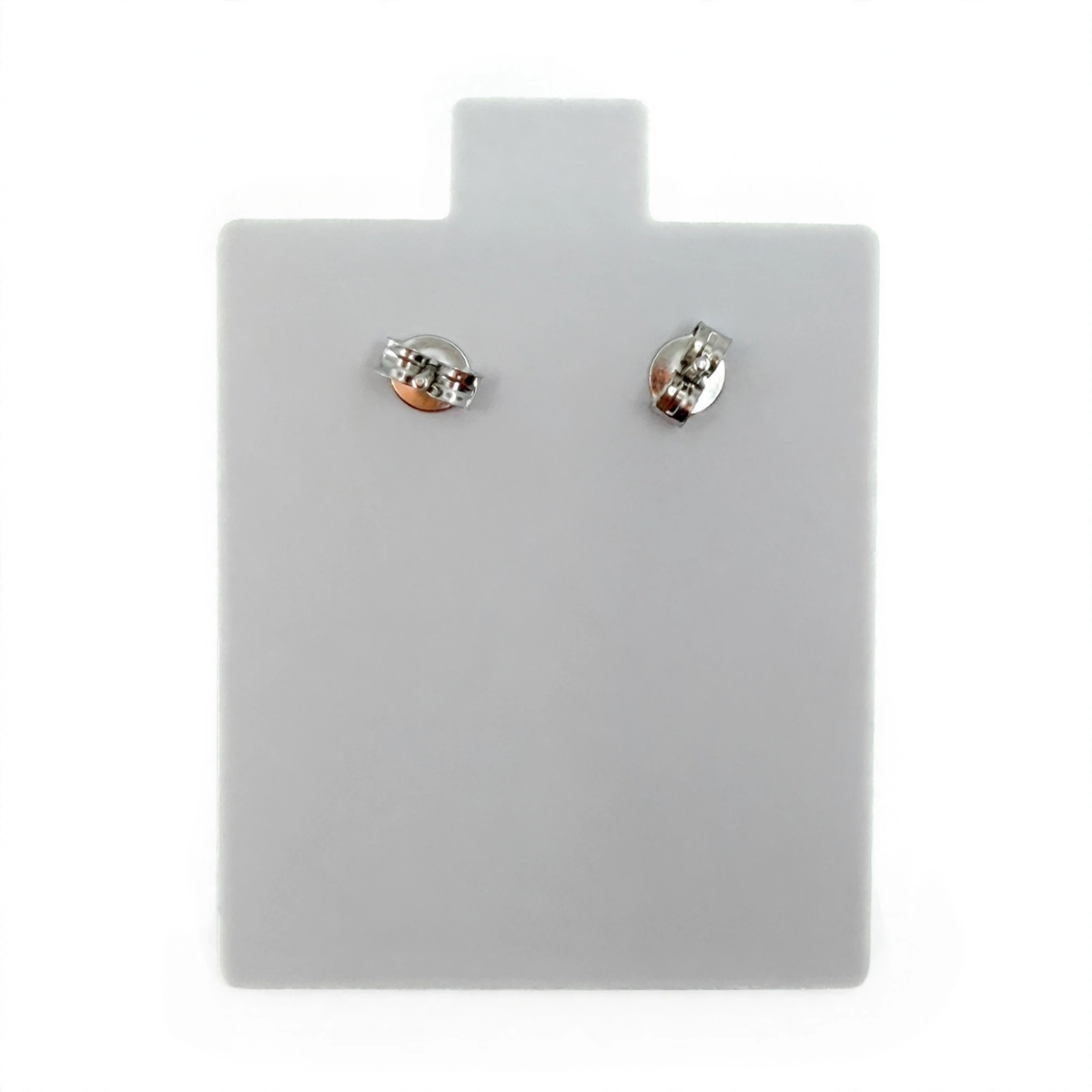 Oval Moissanite Stud Earrings in Rhodium-Plated 925 Sterling Silver, 6.00 Ct (2)