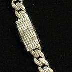925 Sterling Silver Miami Cuban Chain with 20ct Moissanite, 24in 6mm (4)