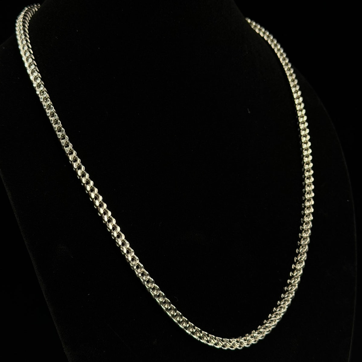 26in 5.4mm Bold 925 Sterling Silver Franco Chain Necklace 43.5g (2)