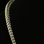 26in 5.4mm Bold 925 Sterling Silver Franco Chain Necklace 43.5g (5)