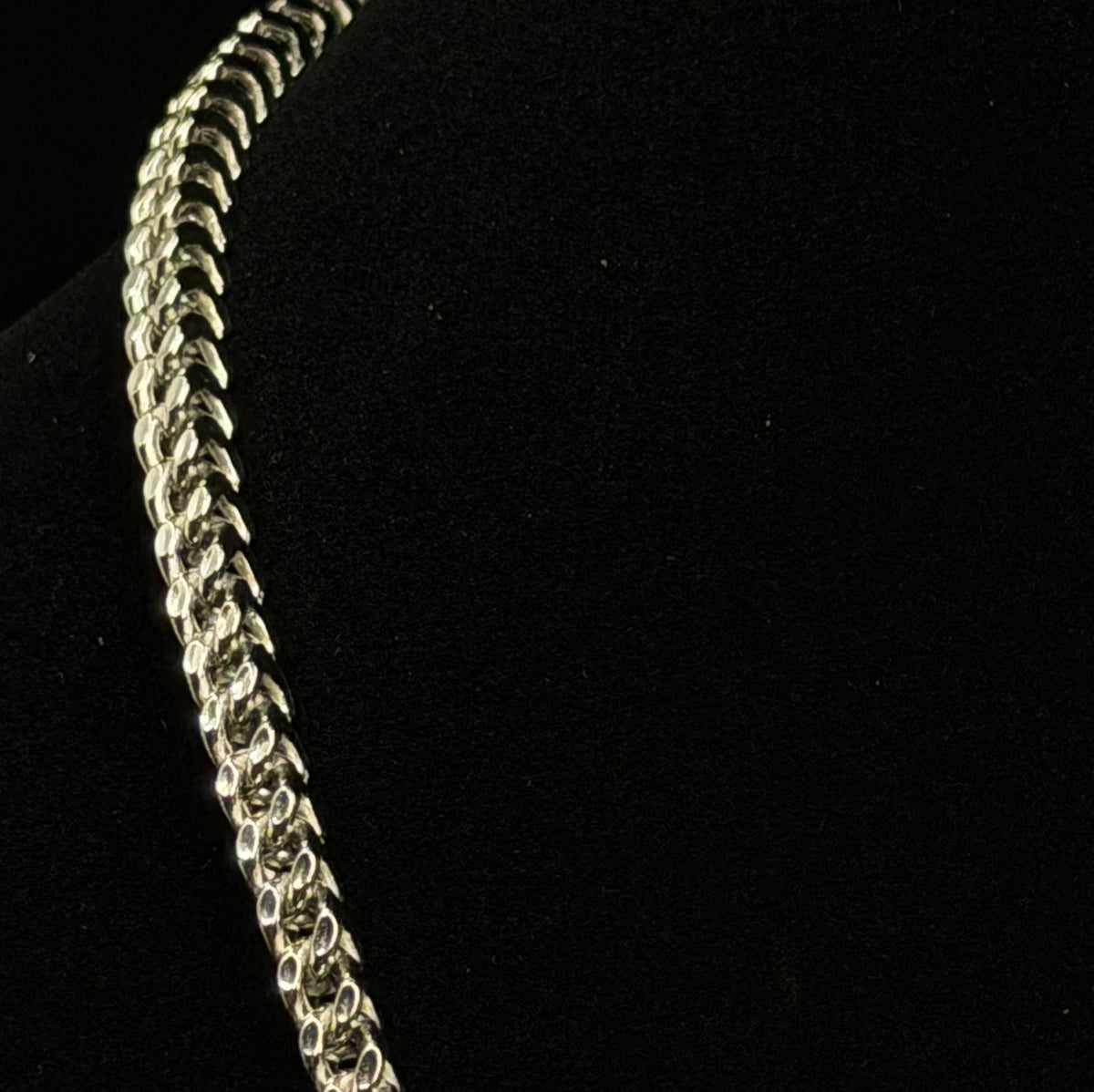 26in 5.4mm Bold 925 Sterling Silver Franco Chain Necklace 43.5g (5)