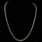26in 5.4mm Bold 925 Sterling Silver Franco Chain Necklace 43.5g