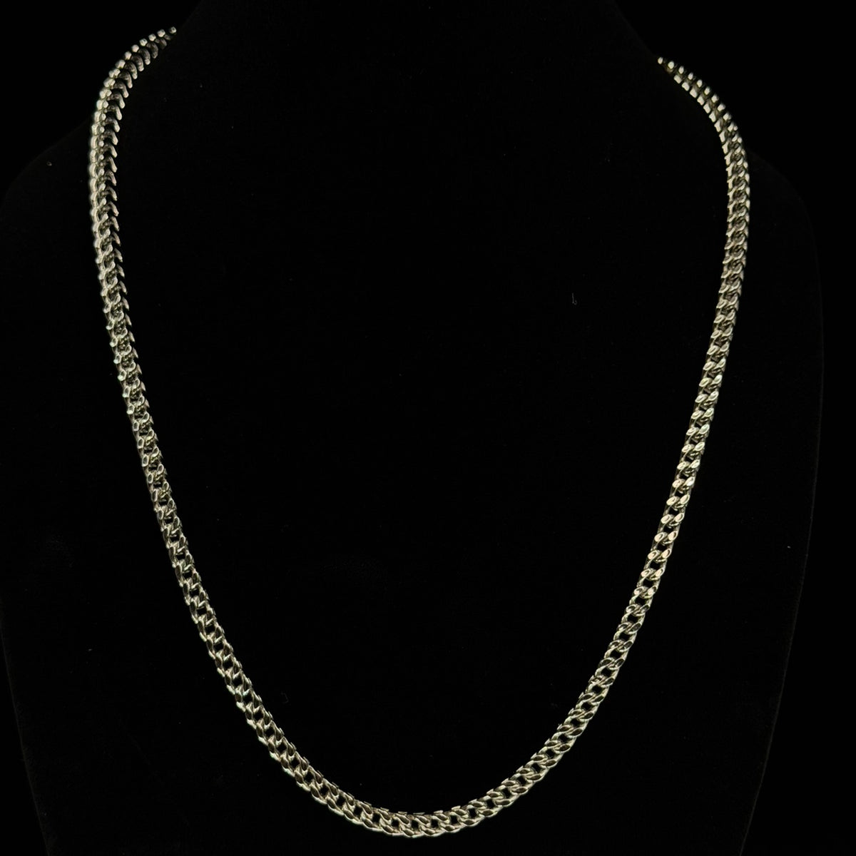 26in 5.4mm Bold 925 Sterling Silver Franco Chain Necklace 43.5g