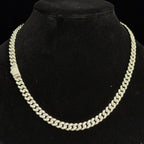 20in 8mm Moissanite Pavé Miami Cuban Chain in 925 Sterling Silver, 16ct, 59.85g (2)