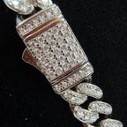 20in 8mm Moissanite Pavé Miami Cuban Chain in 925 Sterling Silver, 16ct, 59.85g (4)