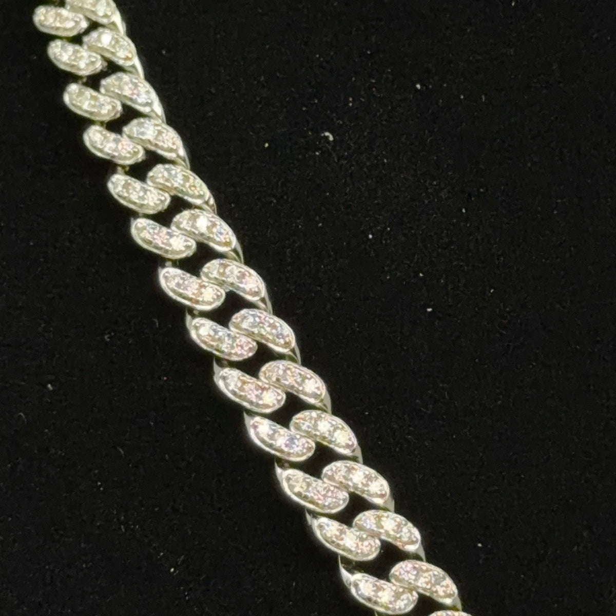 20in 8mm Moissanite Pavé Miami Cuban Chain in 925 Sterling Silver, 16ct, 59.85g (7)