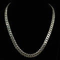 Men's Italian 925 Sterling Silver Curb Chain, 24in, 9.1mm, 56.5g
