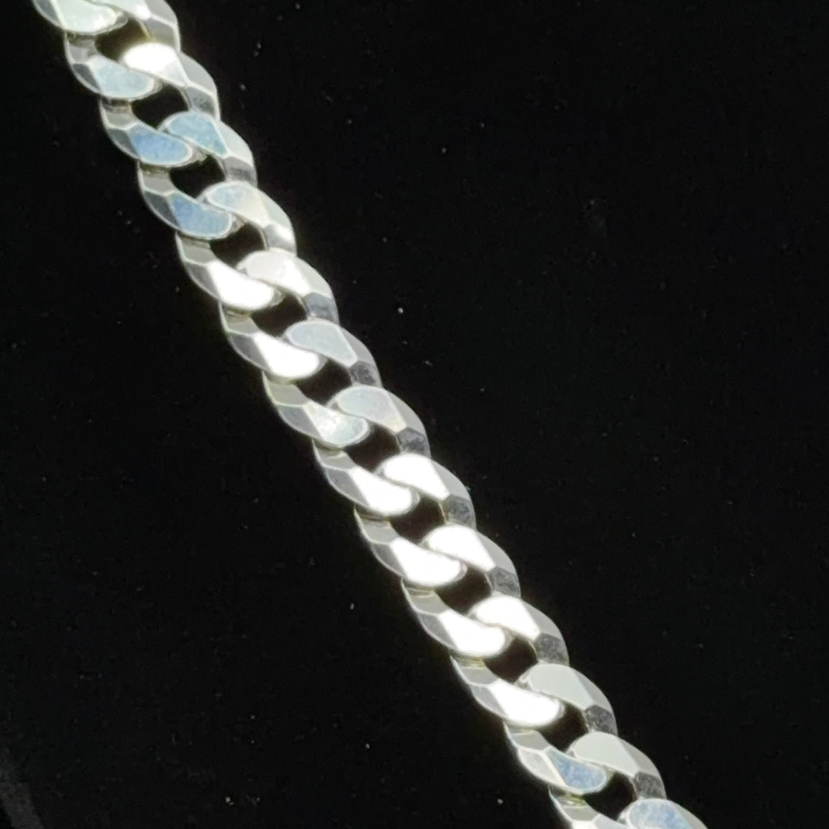 Men's Italian 925 Sterling Silver Curb Chain, 24in, 9.1mm, 56.5g (3)