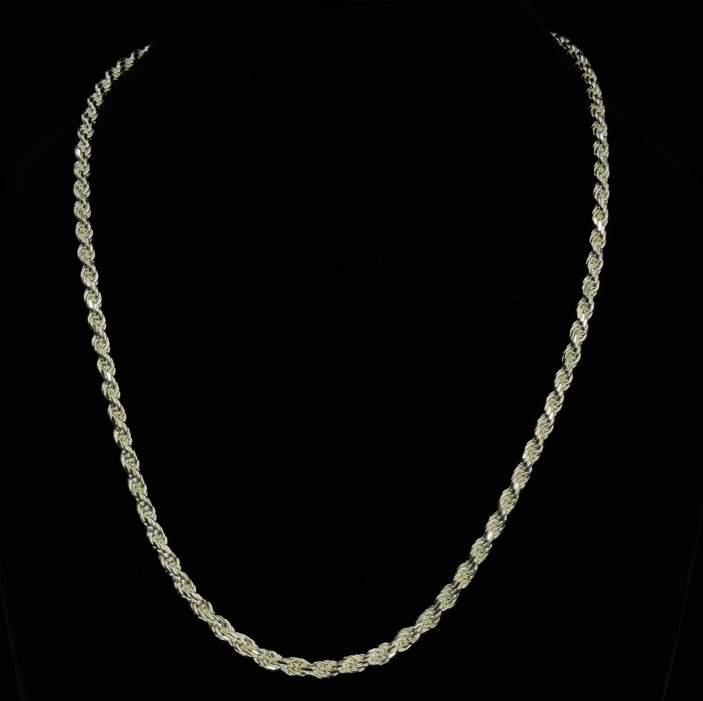 925 Sterling Silver & Gold-Tone Italian Rope Chain, 24in, 4.88mm, 44.99g