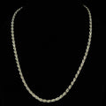 925 Sterling Silver & Gold-Tone Italian Rope Chain, 24in, 4.88mm, 44.99g