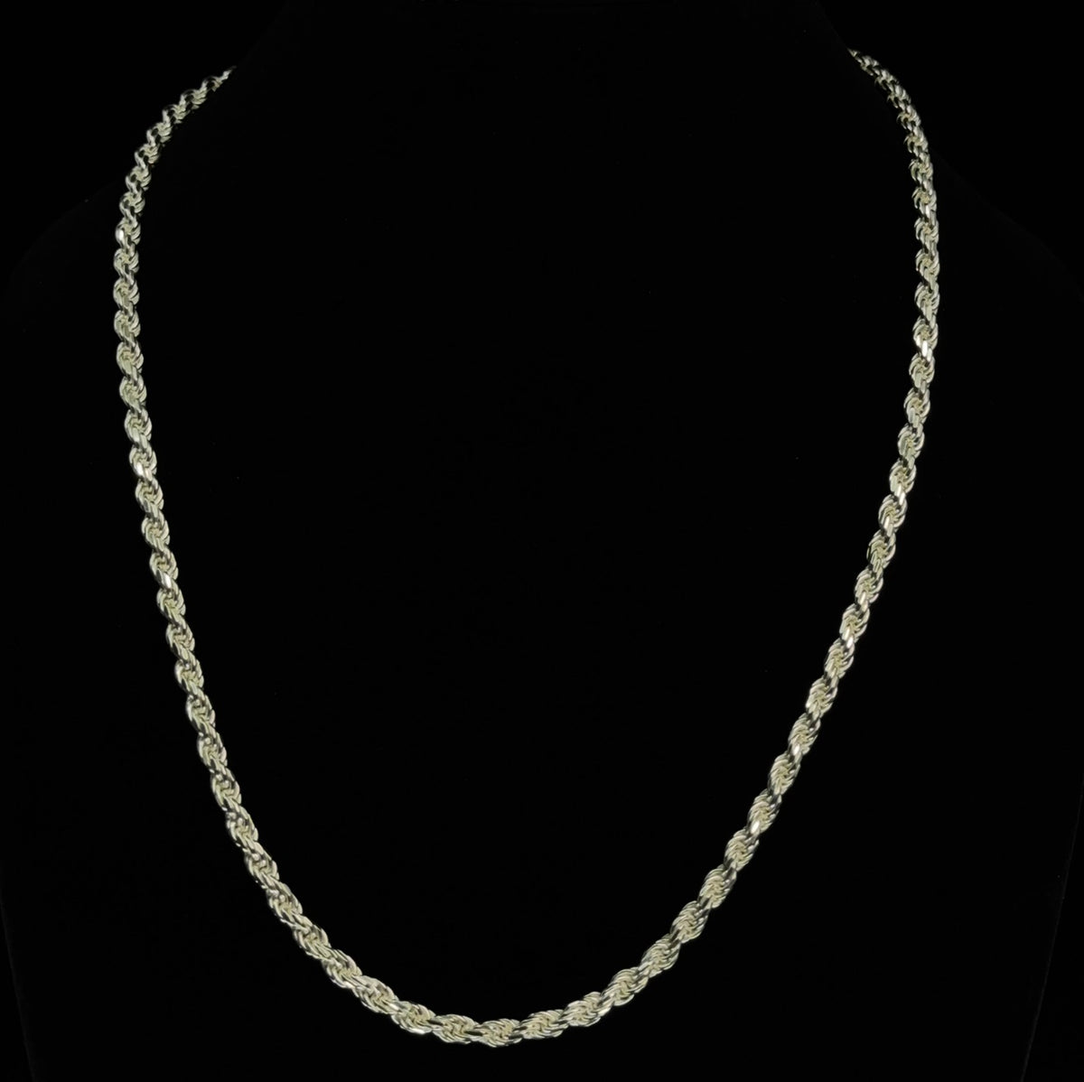 925 Sterling Silver & Gold-Tone Italian Rope Chain, 24in, 4.88mm, 44.99g