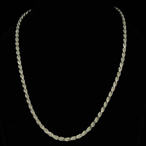 925 Sterling Silver & Gold-Tone Italian Rope Chain, 24in, 4.88mm, 44.99g