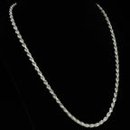 925 Sterling Silver & Gold-Tone Italian Rope Chain, 24in, 4.88mm, 44.99g (2)