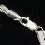 Italian 925 Sterling Silver 5mm Rope Chain Necklace 16in, 30.59g (4)