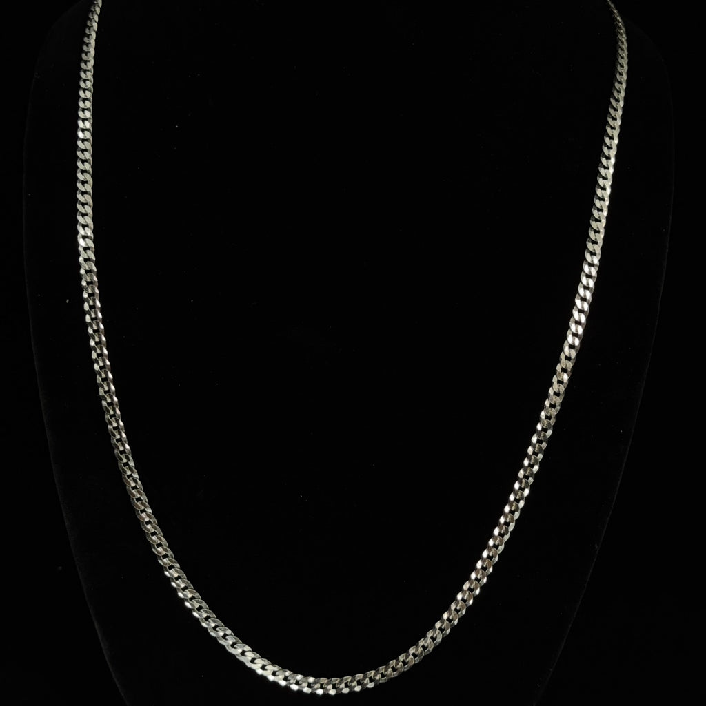 Italian 925 Sterling Silver Curb Chain 30in 4.76mm
