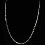 Italian 925 Sterling Silver Curb Chain 30in 4.76mm