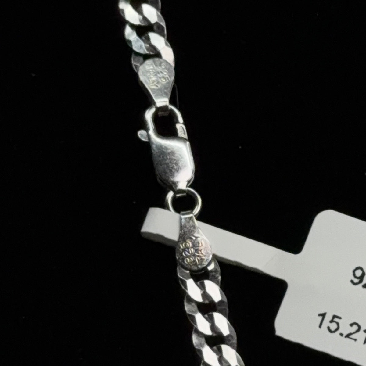 Italian 925 Sterling Silver Curb Chain 30in 4.76mm (5)
