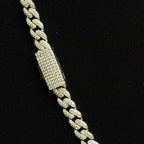 925 Sterling Silver 24in Moissanite Cuban Chain 20ct 6mm (2)