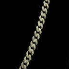 925 Sterling Silver 24in Moissanite Cuban Chain 20ct 6mm (5)
