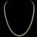 Luxury 24in Miami Cuban Chain 925 Sterling Silver with 20ct Moissanite Iced Links