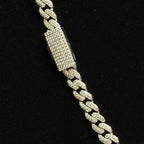 Luxury 24in Miami Cuban Chain 925 Sterling Silver with 20ct Moissanite Iced Links (3)