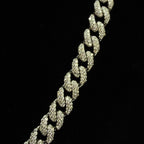 Luxury 24in Miami Cuban Chain 925 Sterling Silver with 20ct Moissanite Iced Links (5)