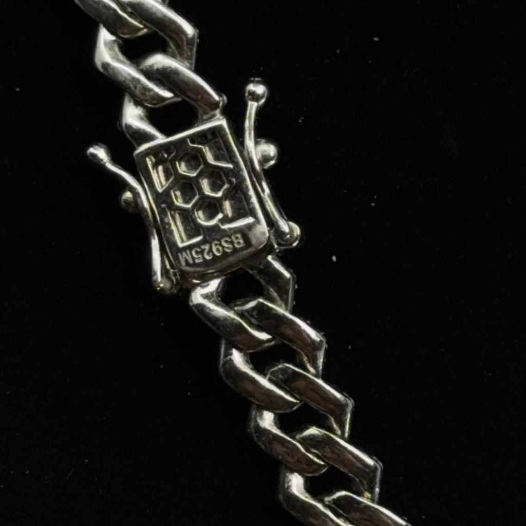 24in Iced Moissanite Monaco Chain in 925 Sterling Silver, 8.8mm, 68.68g, 15.14ct (3)