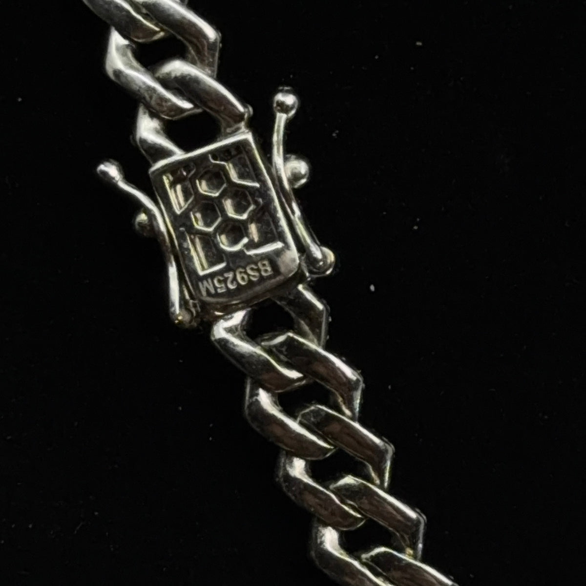 24in Iced Moissanite Monaco Chain in 925 Sterling Silver, 8.8mm, 68.68g, 15.14ct (3)