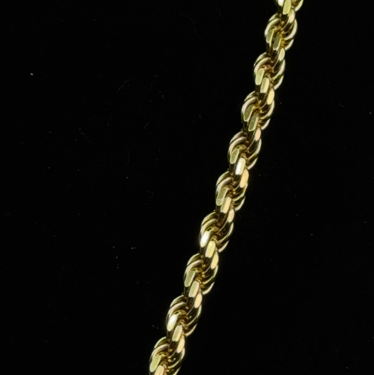 24in 18K Gold Vermeil Silver Twisted Rope Chain Necklace 46.8g (3)