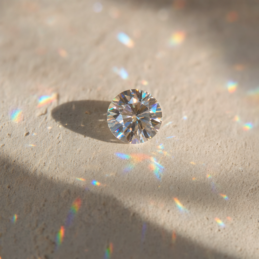 moissanite macro