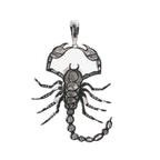 925 Sterling Silver Scorpion Moissanite Statement Pendant 3 Carats (2)