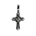 Baguette Moissanite Cross Pendant in 925 Sterling Silver (2)