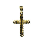 Lattice Cross 925 Sterling Silver Moissanite Pendant 3.5ct (2)