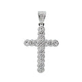 Iced Out Moissanite Pave Cross 925 Sterling Silver Pendant 3.5ct