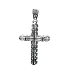 Iced Out Moissanite Pave Cross 925 Sterling Silver Pendant 3.5ct (2)
