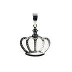 925 Sterling Silver Moissanite Crown-Shaped Pendant 1 Carat (2)