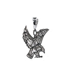 Pavé Moissanite Eagle Pendant in 925 Sterling Silver 3.0ct (2)