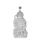 925 Sterling Silver Good Shepherd Religious Pendant with Sheep Motif (2)